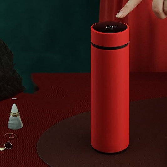 Thermoskanne mit Temperaturanzeige